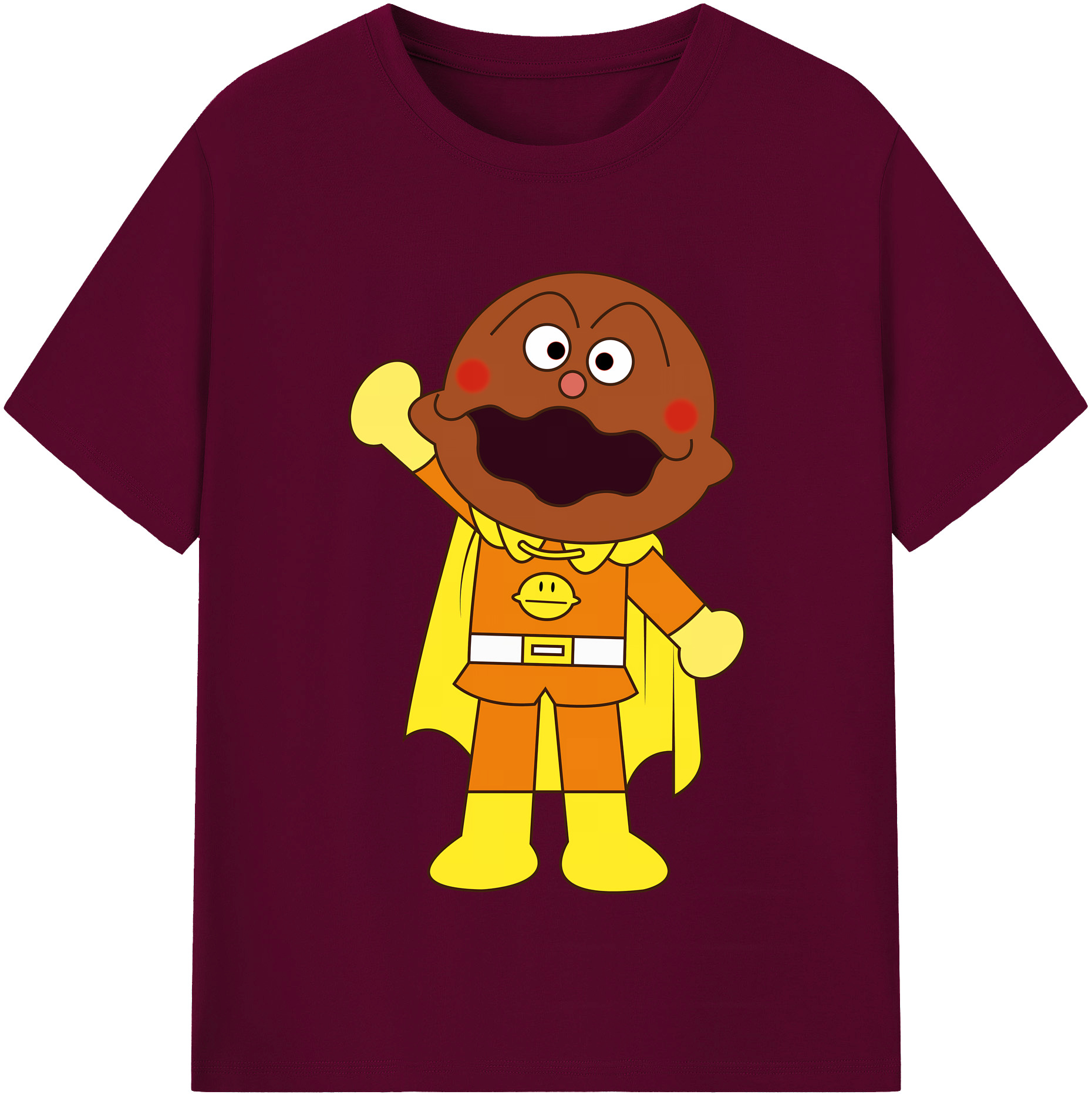 （画像用） アンパンマン Anpanman レディースカジュアルプリントTシャツ（綿100％）